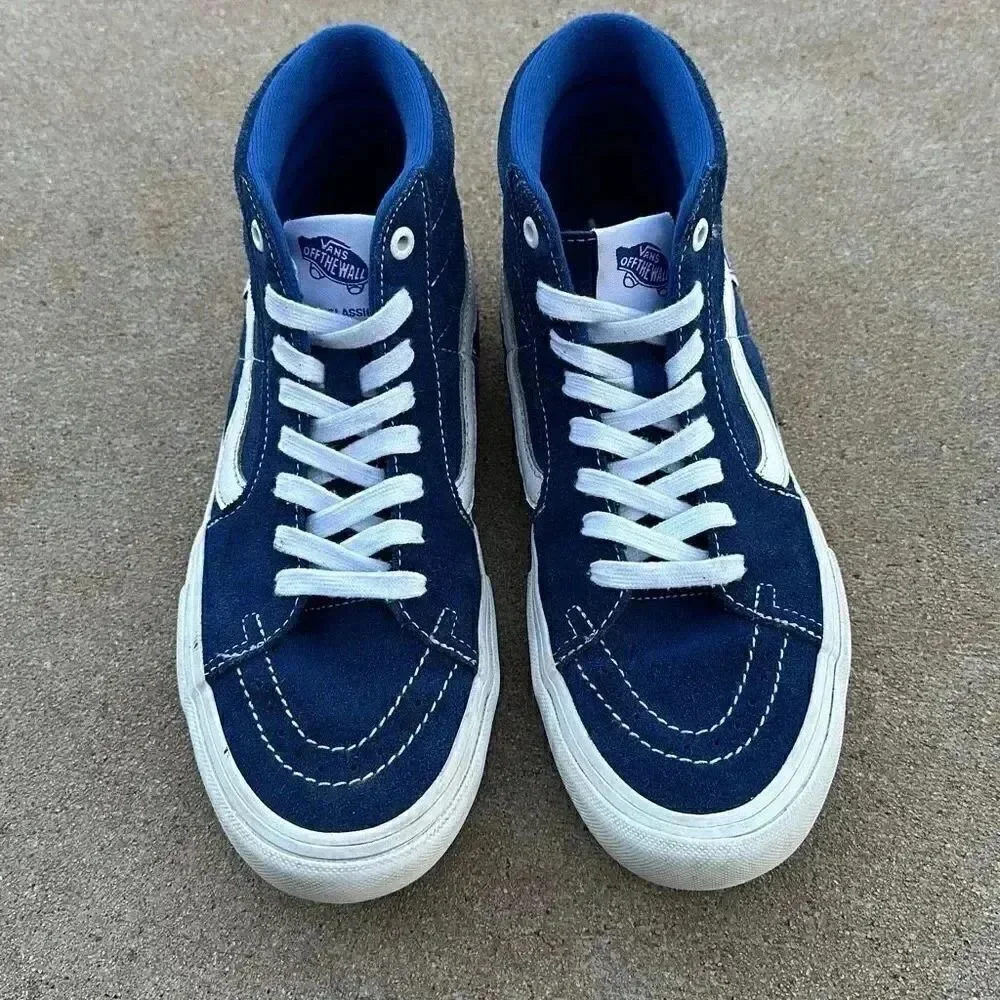 Vans SK8-Hi Pro Classics UltraCrush Blue Suede Mens Size 7